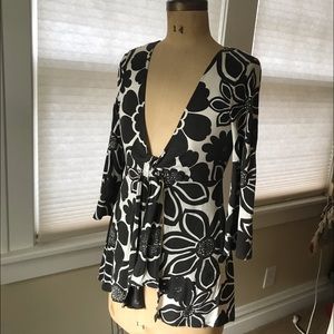CAbi Tie-front Mod Cardigan